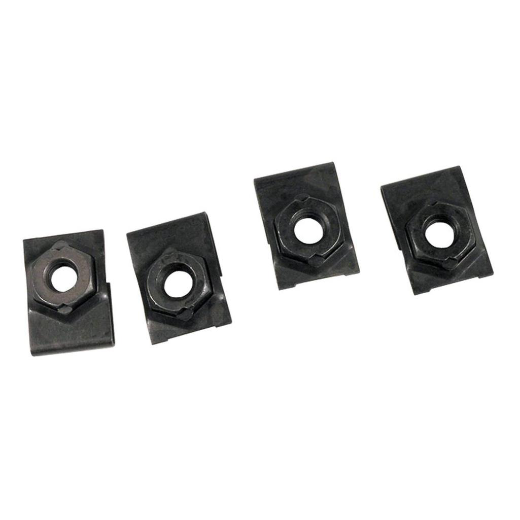 C2 1966-1967 Chevrolet Corvette Fan Shroud U-Nuts - 4Pc Set