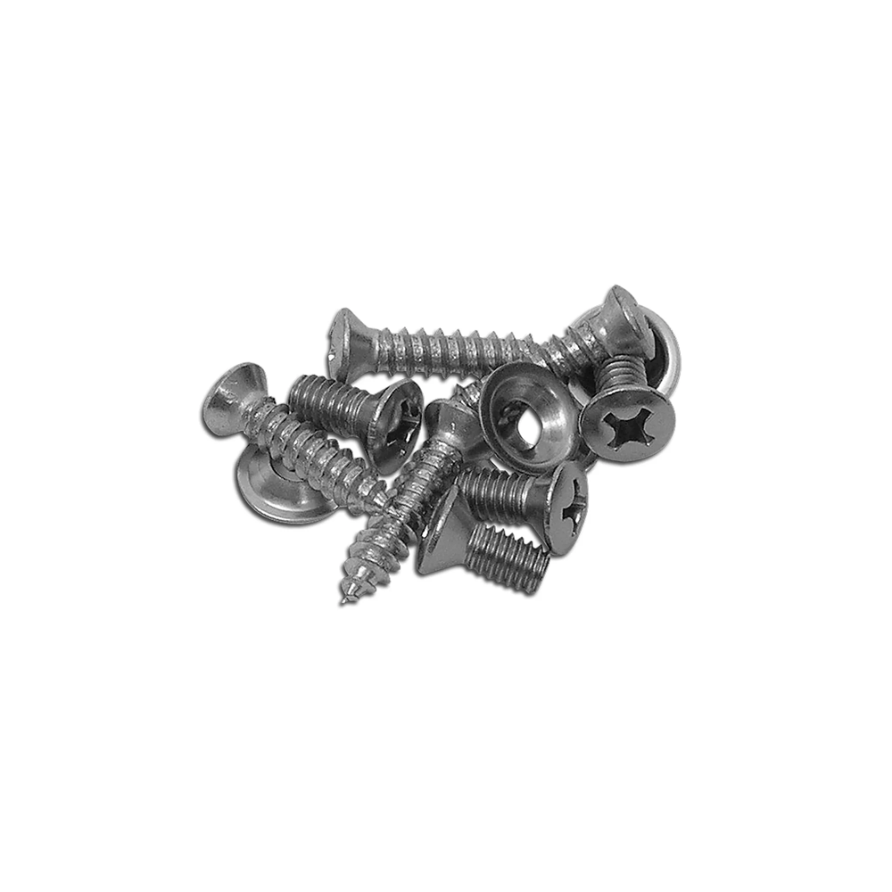 C3 1968-1982 Corvette Headlight Bezel Screws - 12Pc Set