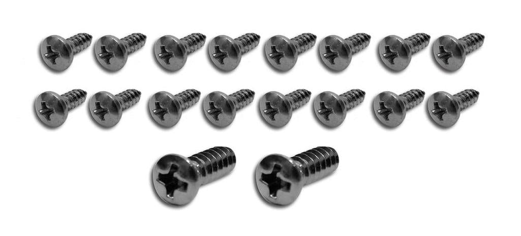 C2 1963-1967 Chevrolet Corvette Windshield Interior Molding Screws - Coupe - 18Pc