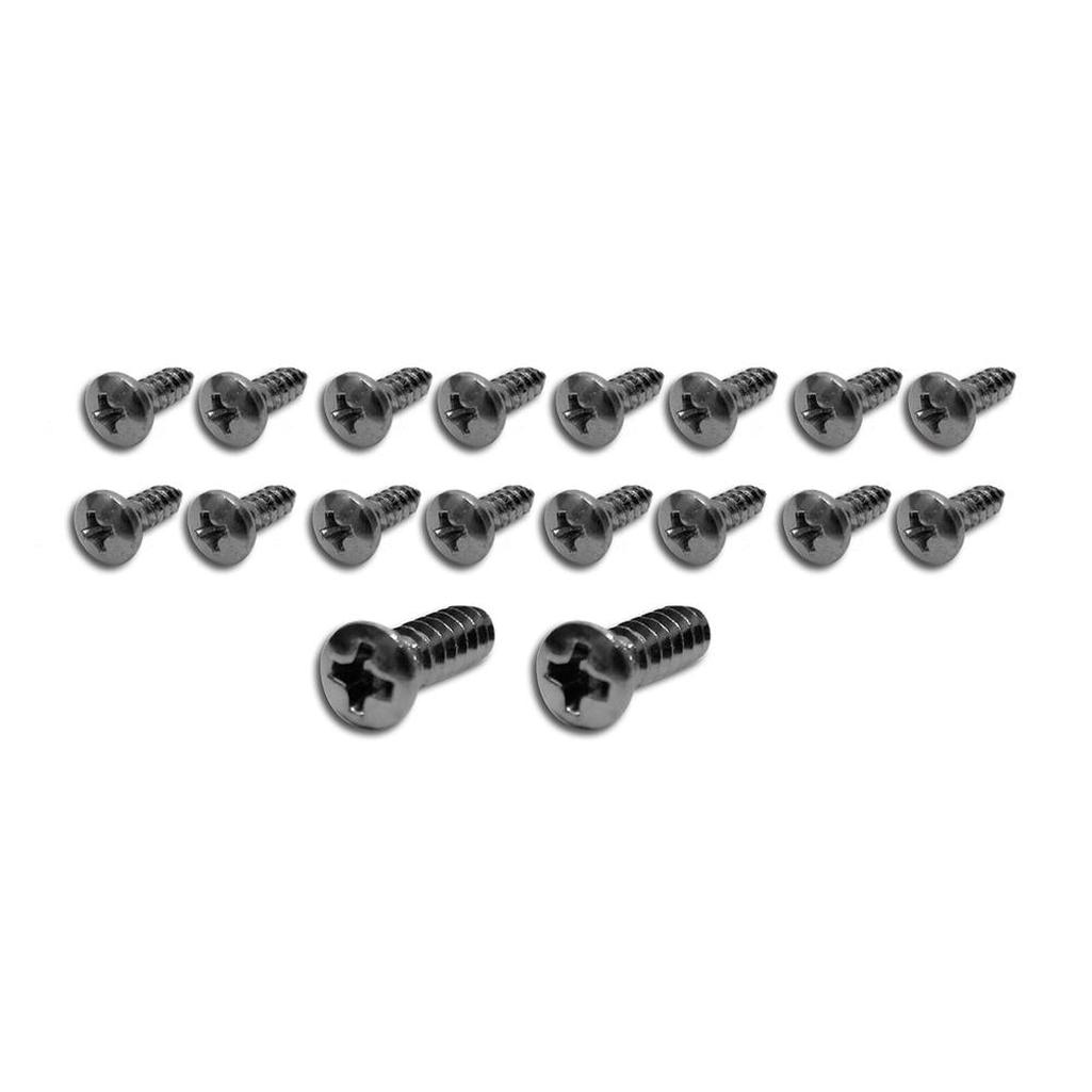 C2 1963-1967 Chevrolet Corvette Windshield Interior Molding Screws - Coupe - 18Pc