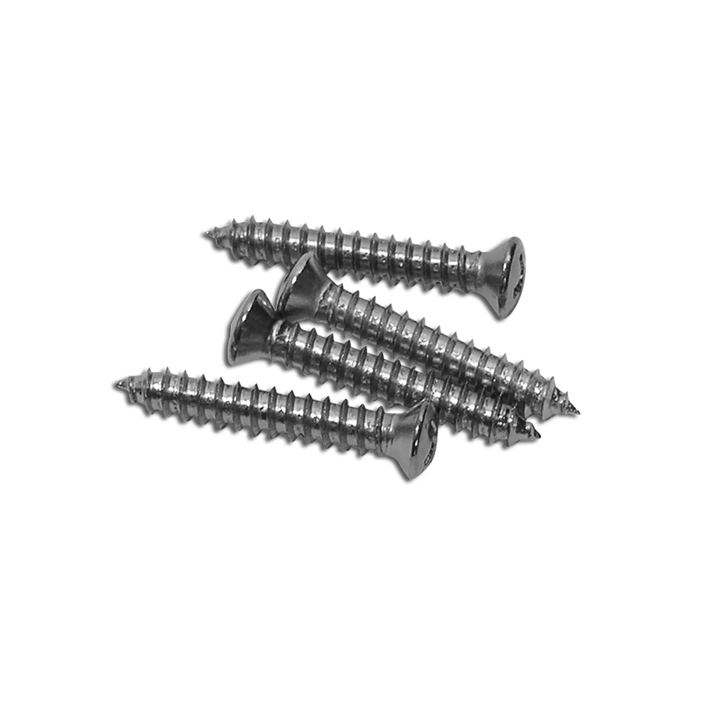 C3 1977-1982 Corvette Sport Mirror Door Escutcheon Screws - 4Pc