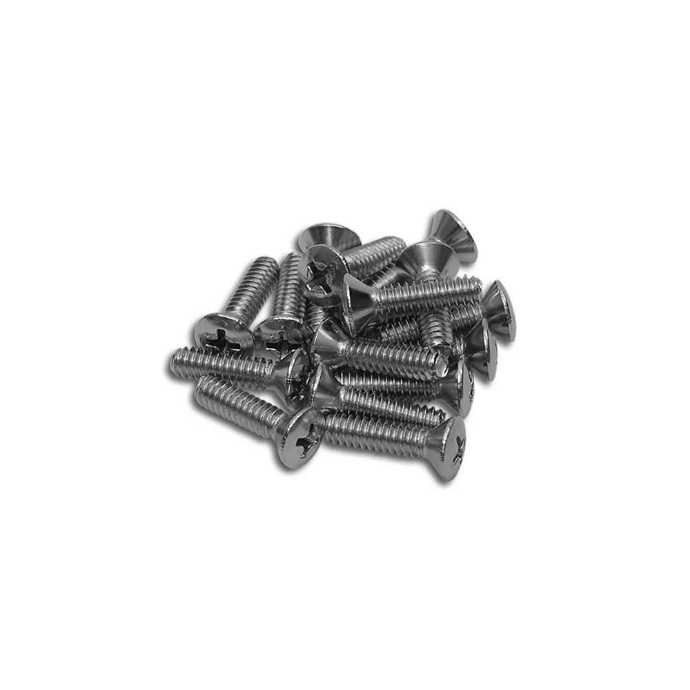 C3 1968-1969 Corvette Side Louver Screw Set - 16Pc