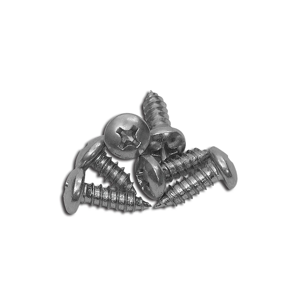 C3 1969-1982 Corvette Outer Door Window Trim Molding Screws - 6Pc