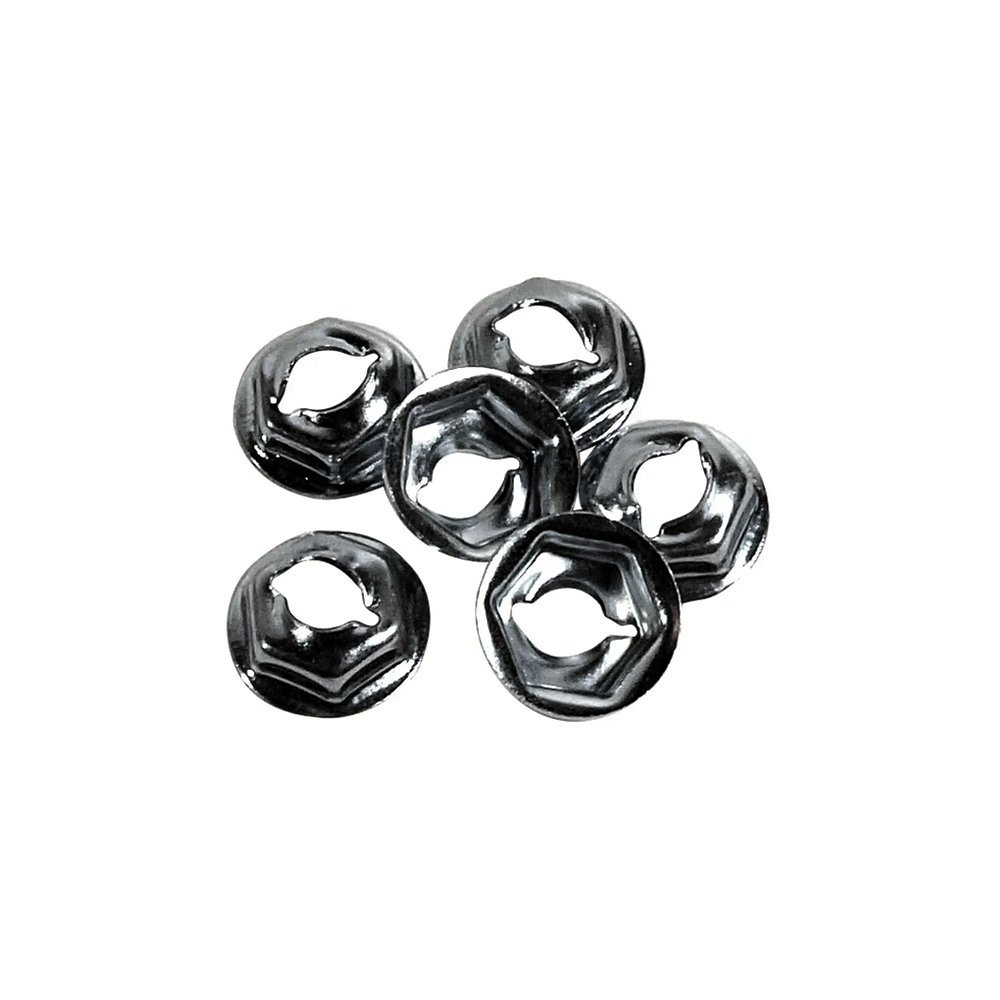 C3 1970-1975 Corvette Seat Back Upper Molding Speednuts - 6Pc
