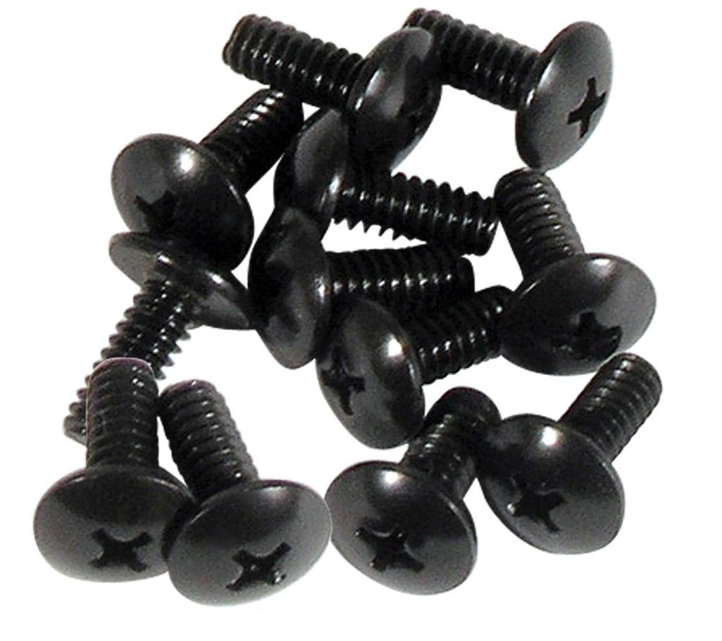 C2 1963-1967 Chevrolet Corvette Shift Boot Retainer Screws - 12Pc Set