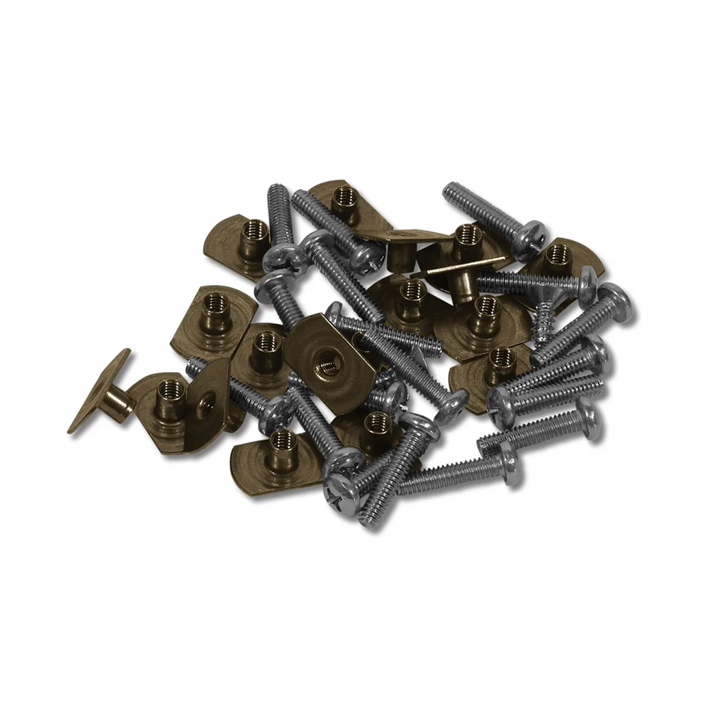 C1 1956-1962 Corvette Weatherstrip Retainer Screw Set - Side Rail