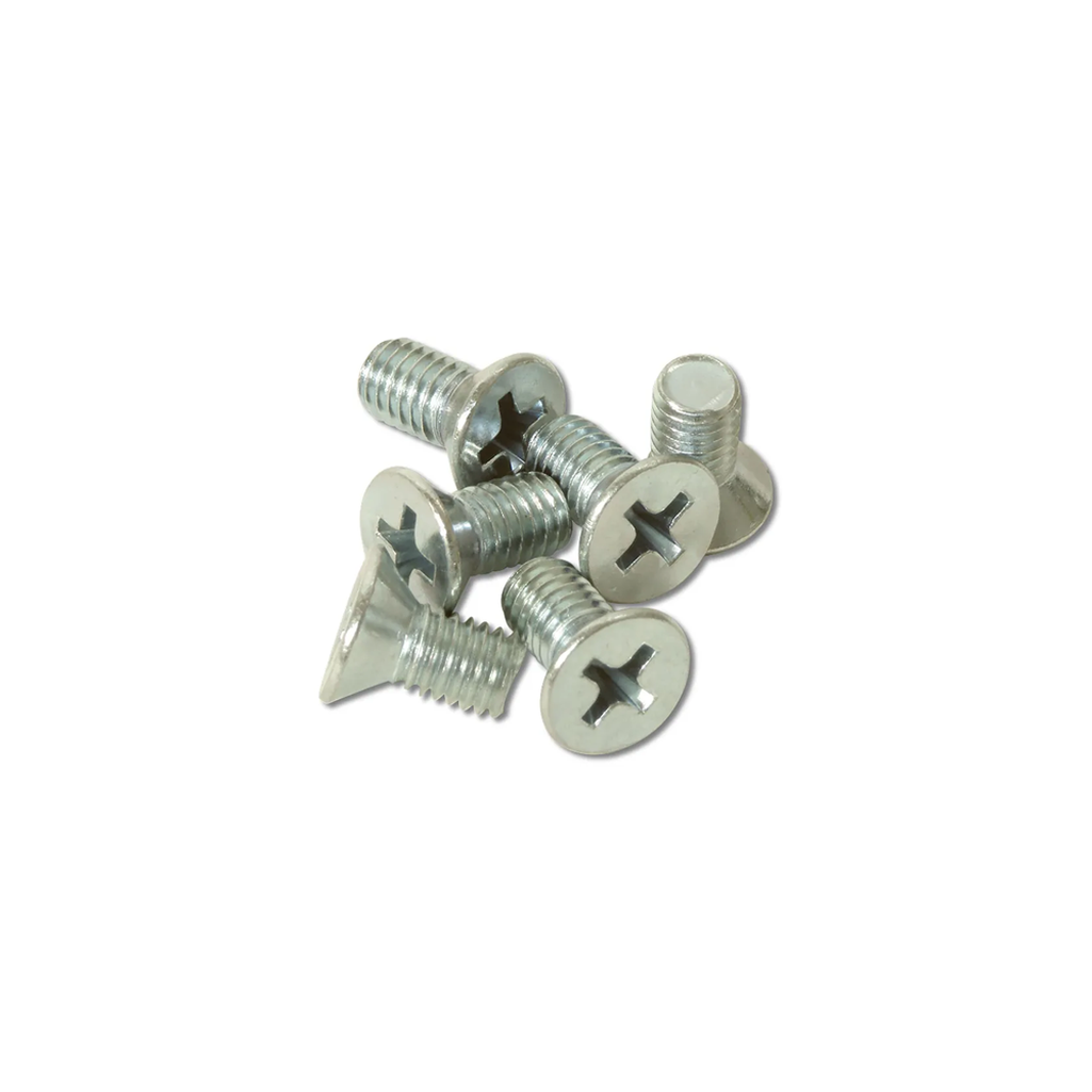 C1 1956-1962 Corvette Door Lock Pivot Plate Screws - 6Pc Set