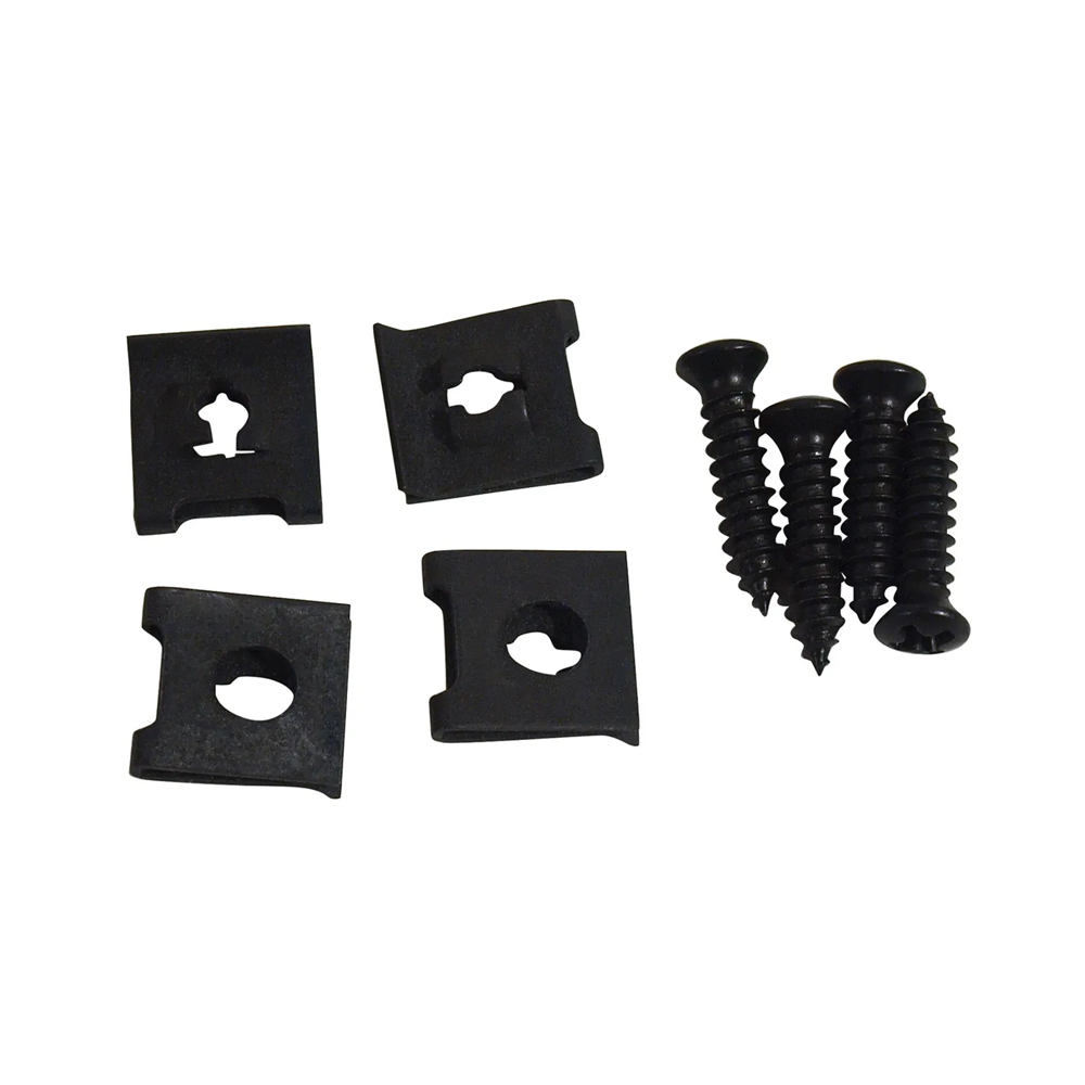 C3 1968-1976 Corvette Shift Console Plate Screws - 8Pc Set