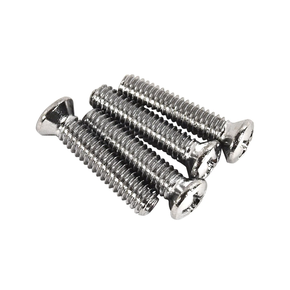 C3 1968-1969 Corvette Seat Belt Shoulder Retainer Screws - 4Pc
