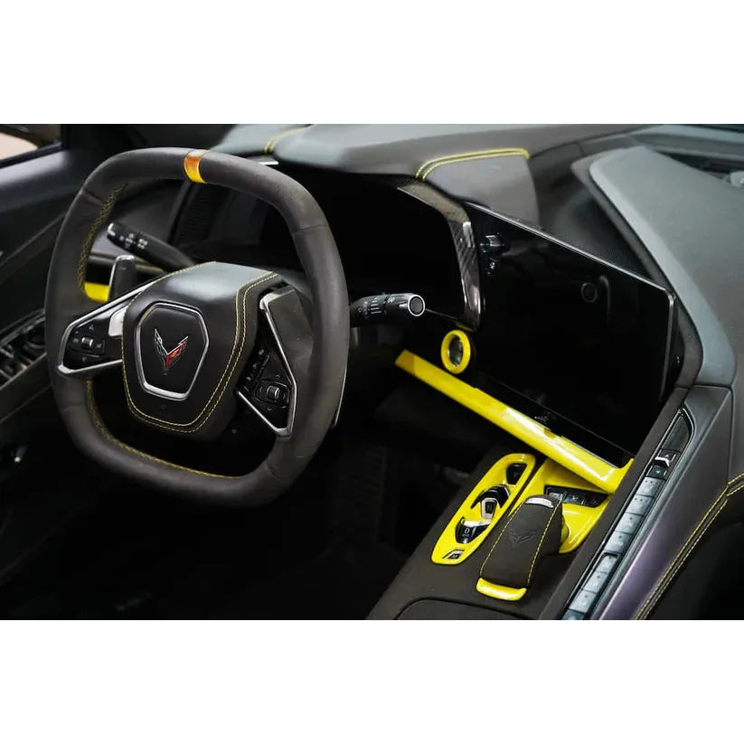 C8 Corvette Interior Lower Dash Kit Color Matched (5-Piece Set) : 2020-2025