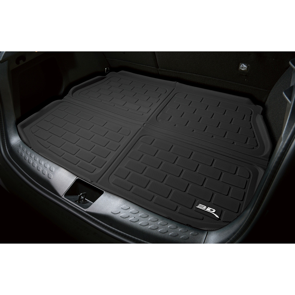 C8 Corvette 3D MAXpider KAGU Rubber/All Weather Rear Cargo Liner - Black : C8 2020+ Convertible