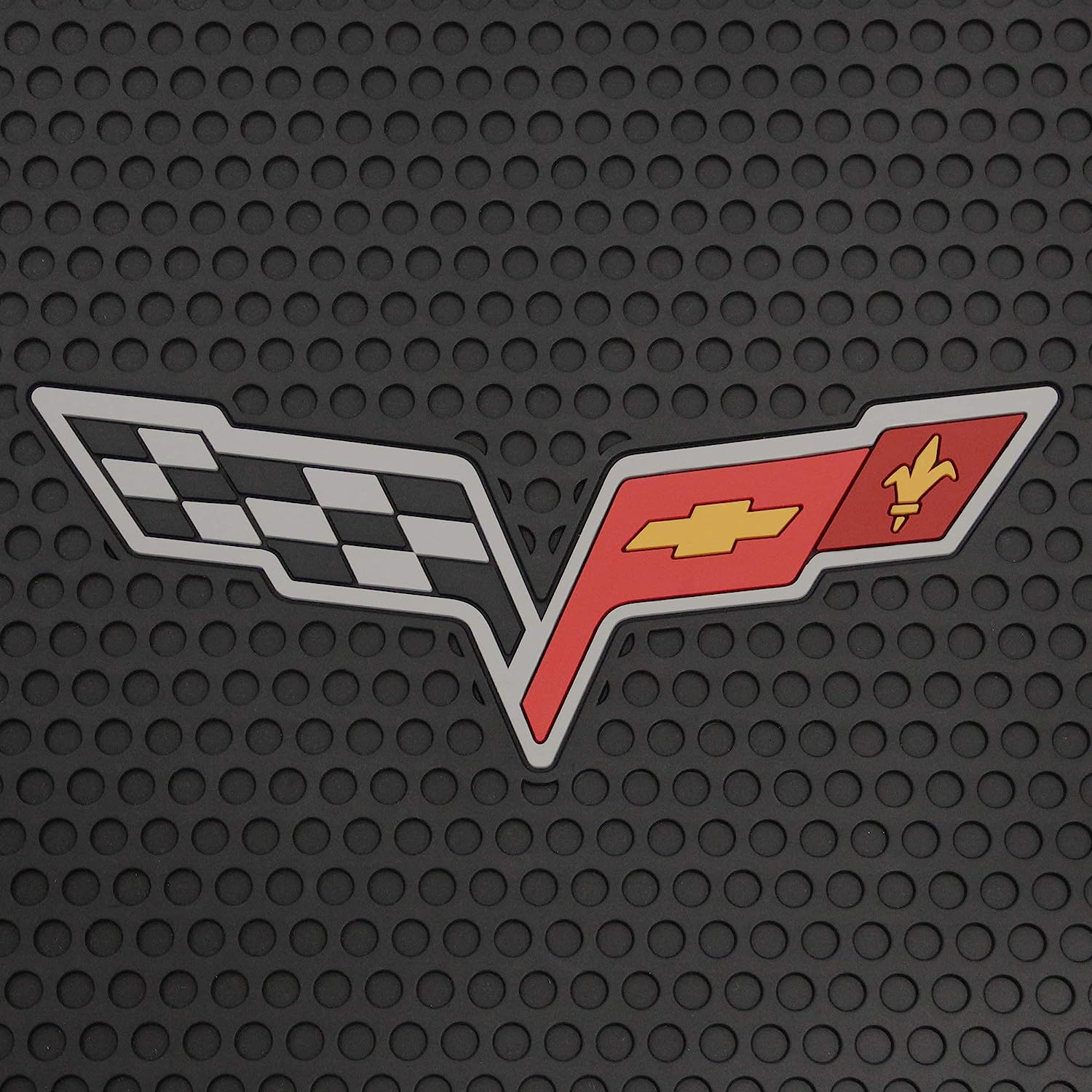 C6 Corvette Lloyd's Rubber/All Weather Floor Mats - Black : C6 2007.5-2013