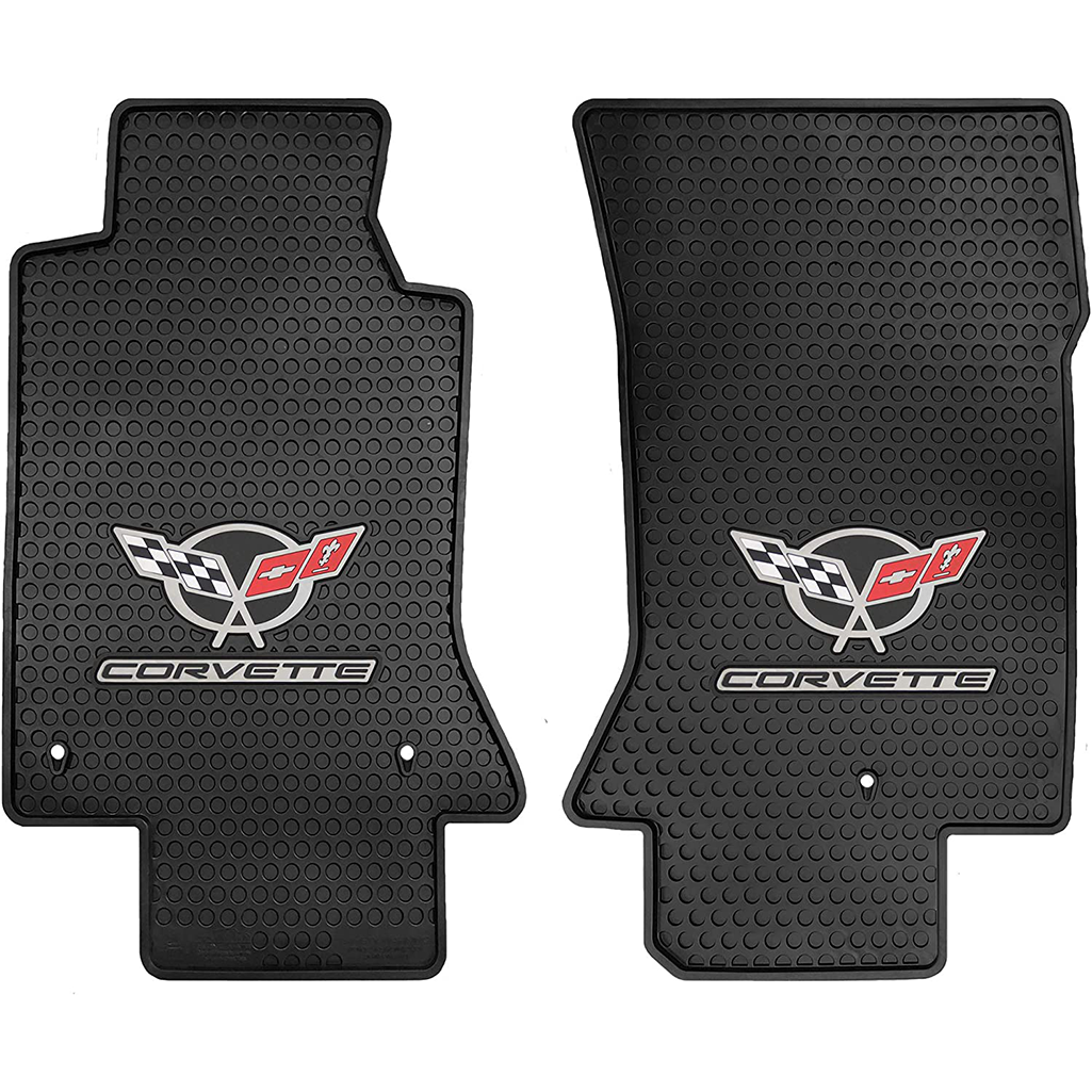 C5 Corvette Lloyd's Rubber/All Weather Floor Mats - Black : C5 1997-2004