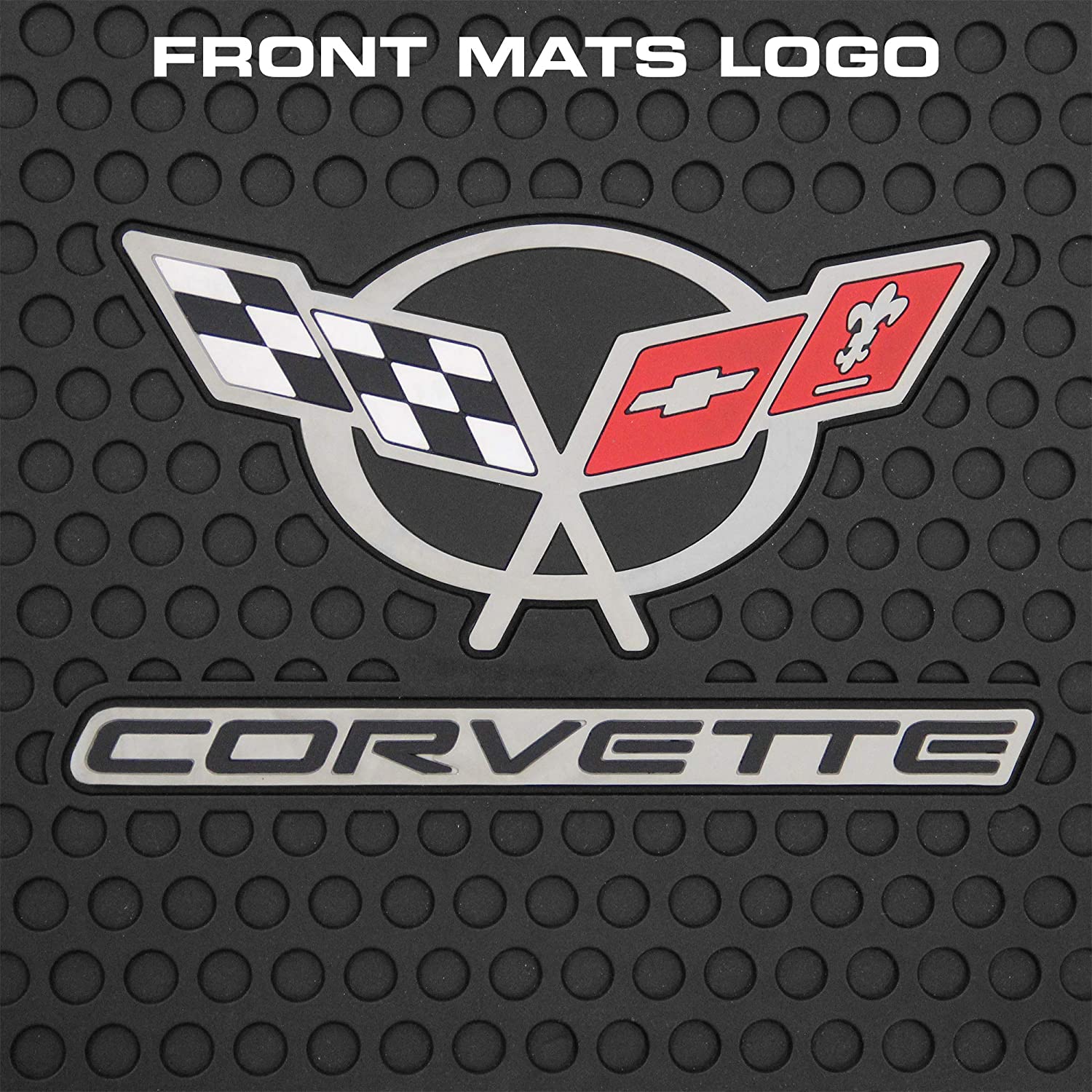 C5 Corvette Lloyd's Rubber/All Weather Floor Mats - Black : C5 1997-2004