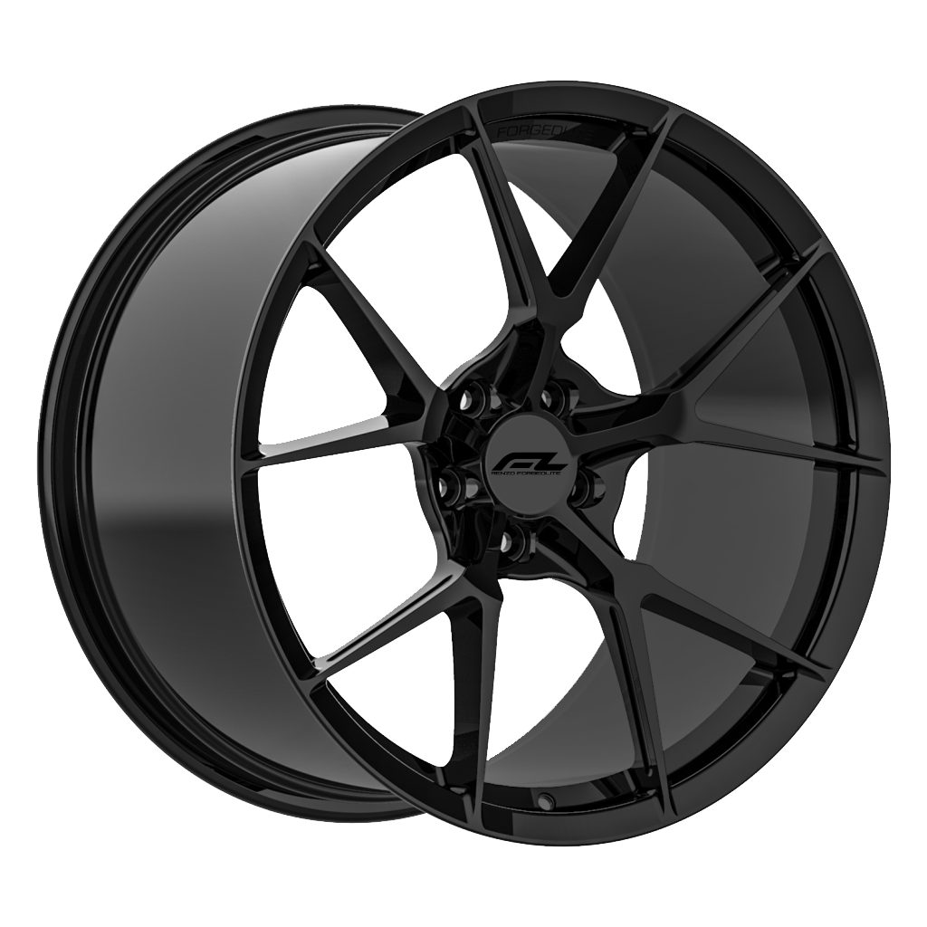 Corvette Wheels Forgedlite MC5 1pc Monoblock Forged Wheels : Gloss Black