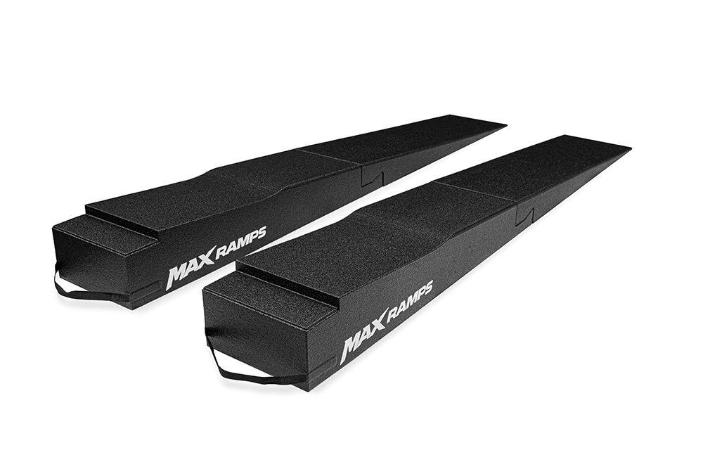 Trailer Ramp | 9" High | Flap Compatible | 2-Piece Design | MaxRamps