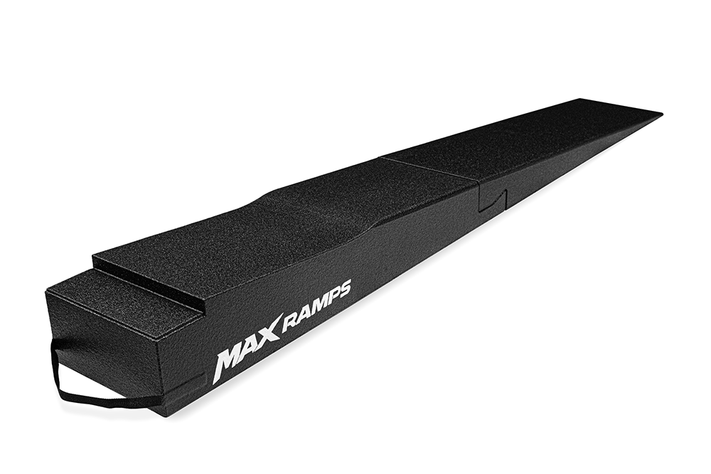 Trailer Ramp | 9" High | Flap Compatible | 2-Piece Design | MaxRamps