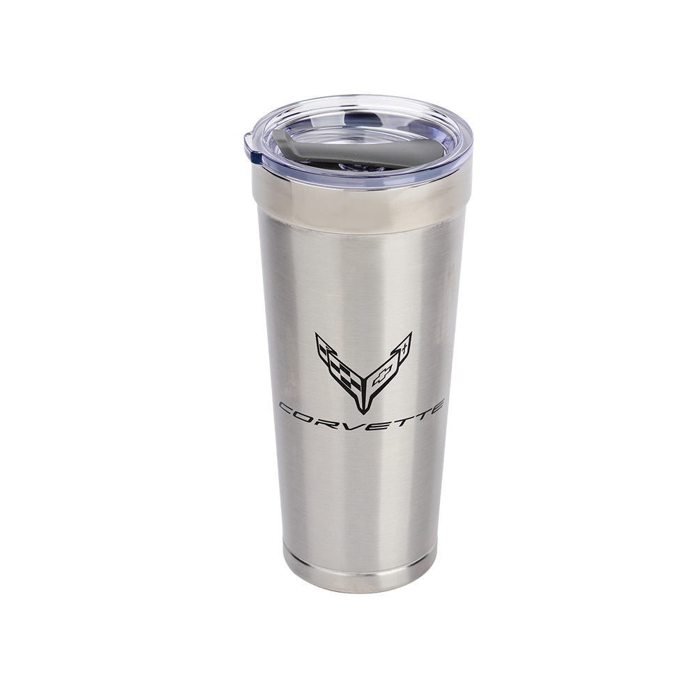 Next Generation Corvette Polar Tumbler 20 oz Contrast Colored Logo