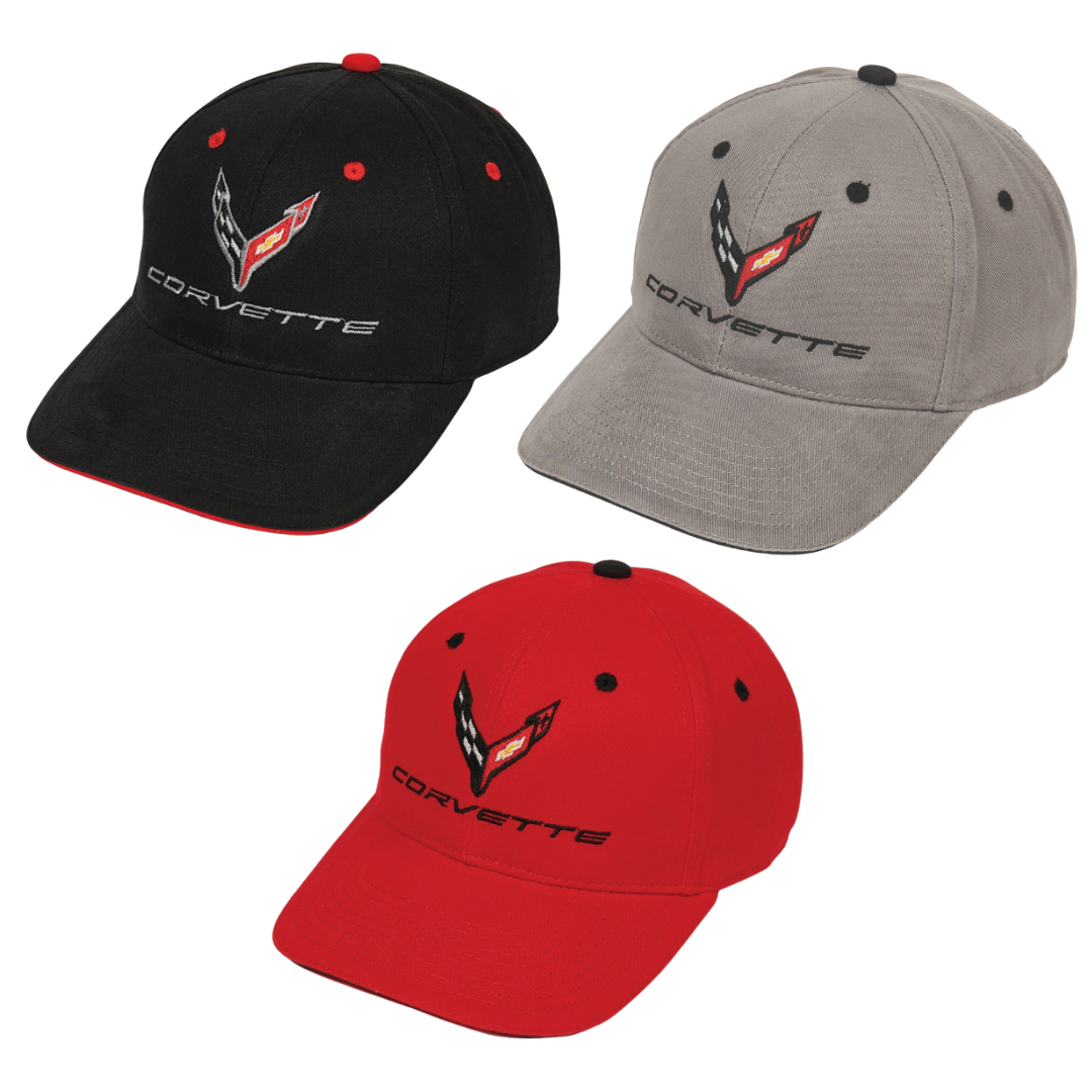 C8 Corvette Structured Contrast Cap