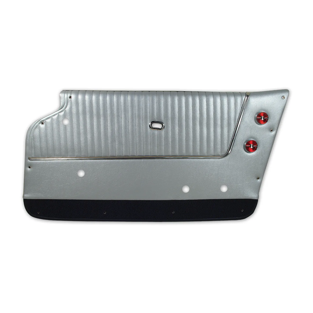 C2 1963-1964 Corvette Door Panels With Black Carpet - Convertible - Choose Color