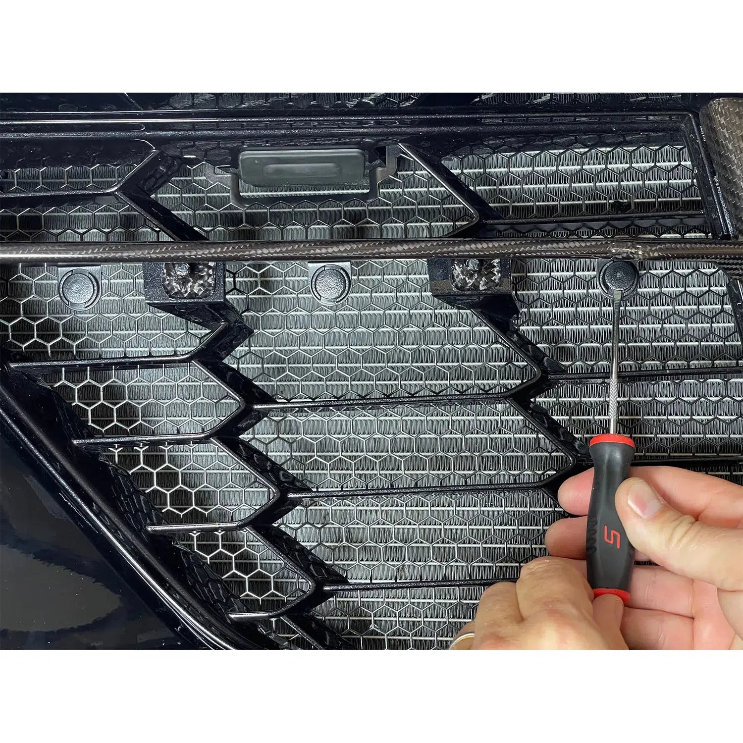 C8 Corvette Scrape Armour Radiator Protector Screens : Stingray, Z51