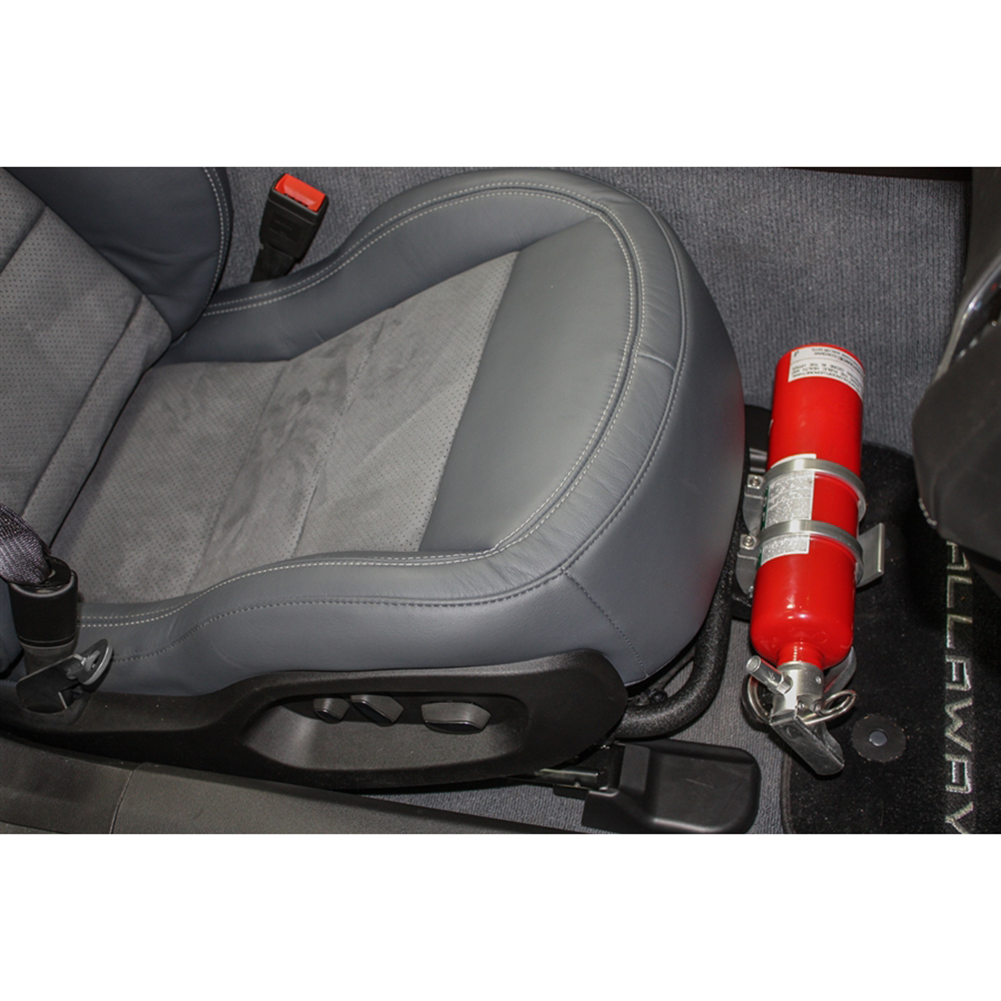 Corvette Fire Extinguisher Mount : Brey-Krause : 2014-2019 C7,Z06,ZR1,Grand Sport