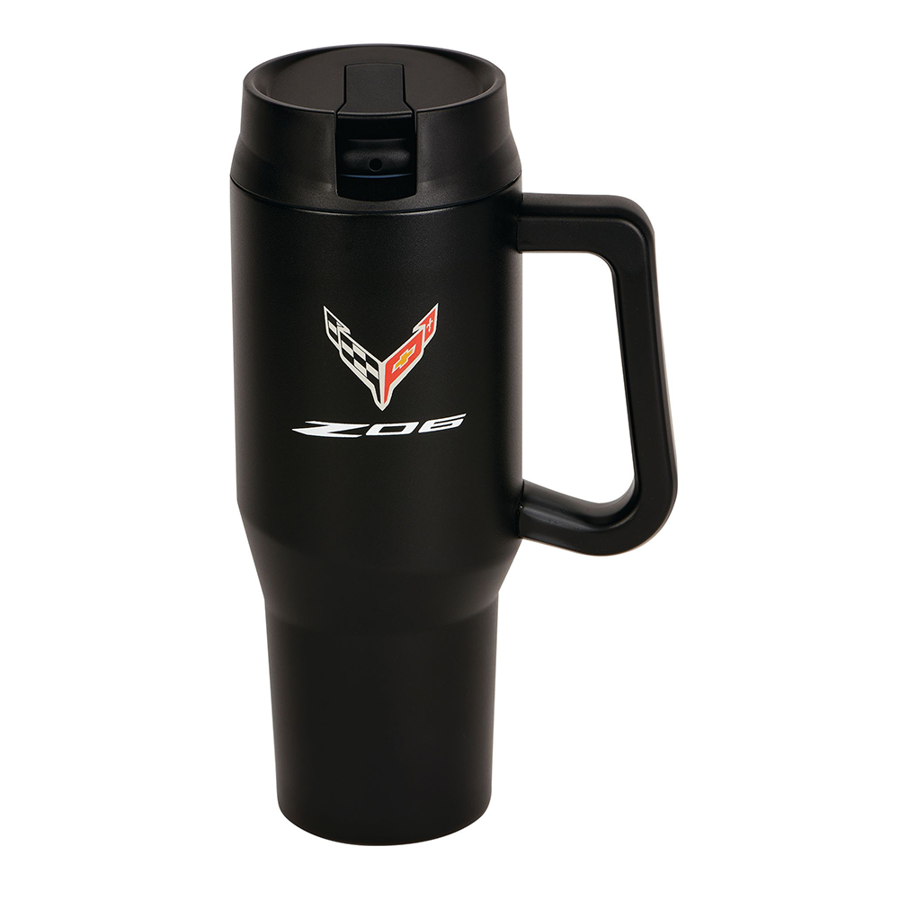 C8 Corvette Z06 Tumbler 32oz : Black