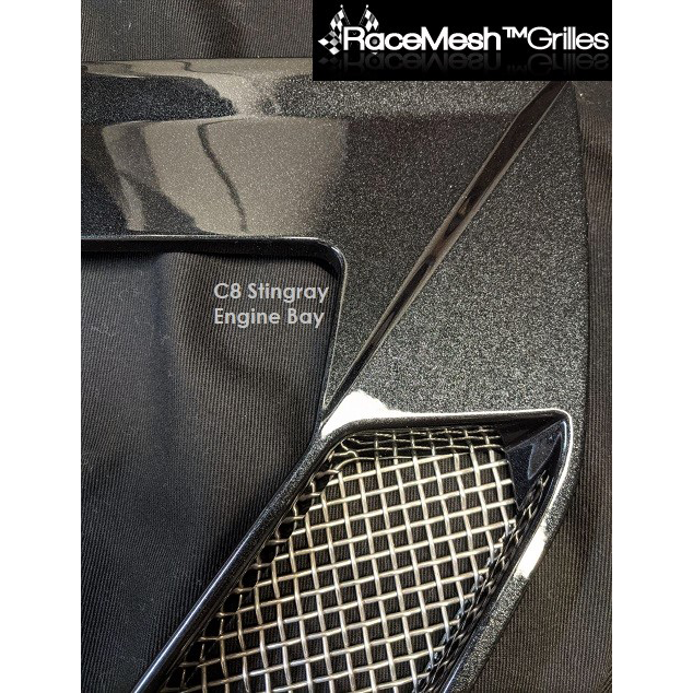 C8 Corvette Engine Bay Grille Full Replacement Set: C8 2020-2025
