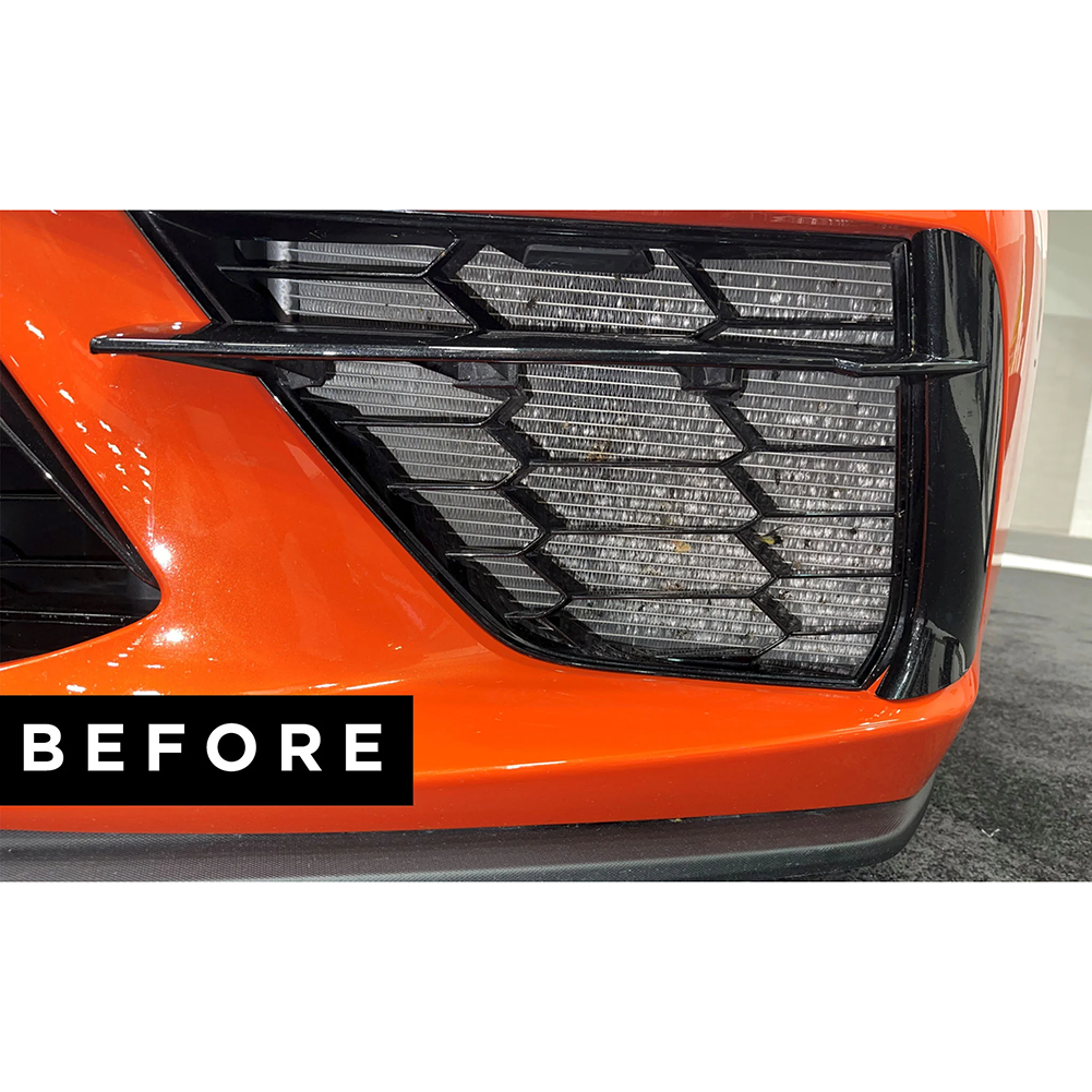 C8 Corvette Scrape Armour Radiator Protector Screens : Stingray, Z51