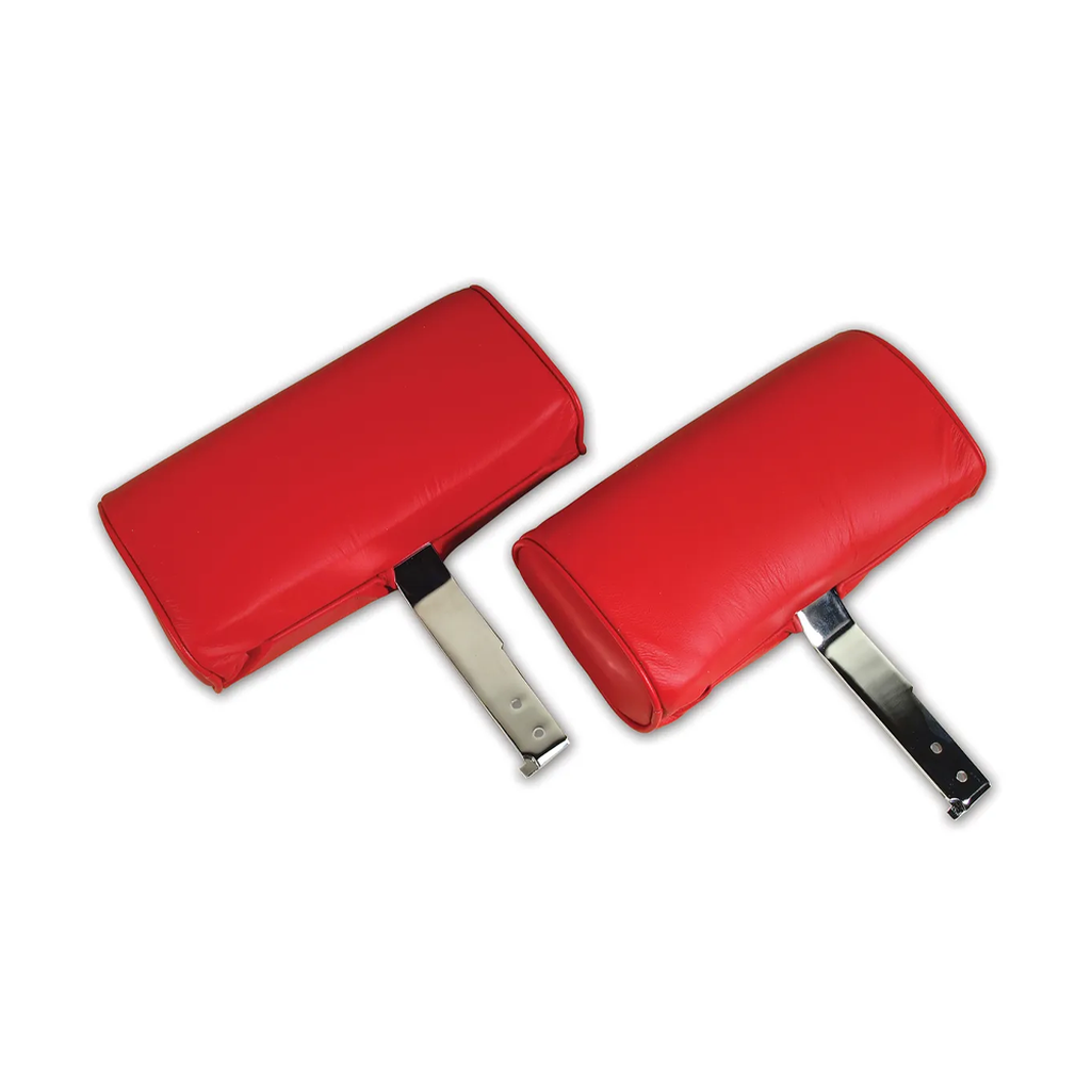 C2 1967 Corvette Headrests - Complete Leather - Pair