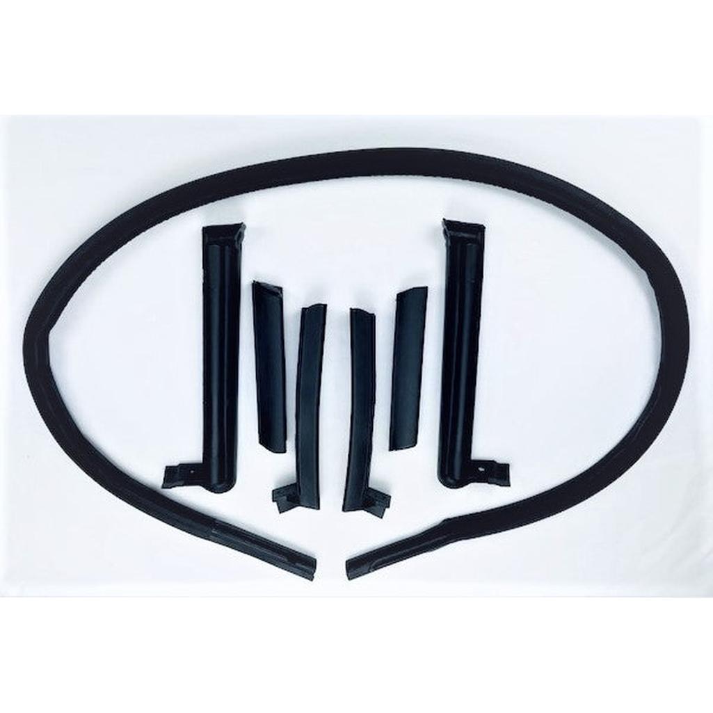 C5 1998-2004 Corvette Soft Top/Convertible Top Weatherstrip Kit - 7 Pc