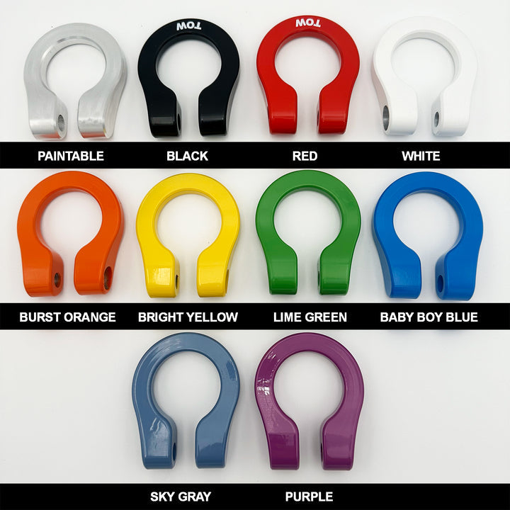 Corvette Premium Stealth D-Ring Tow Hooks : C7 Z51, Z06, Grand Sport:C8 Stingray,E-Ray