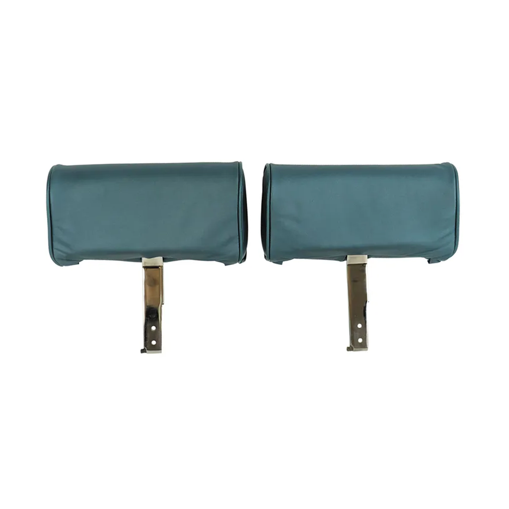 C2 1967 Corvette Headrests - Complete Leather - Pair