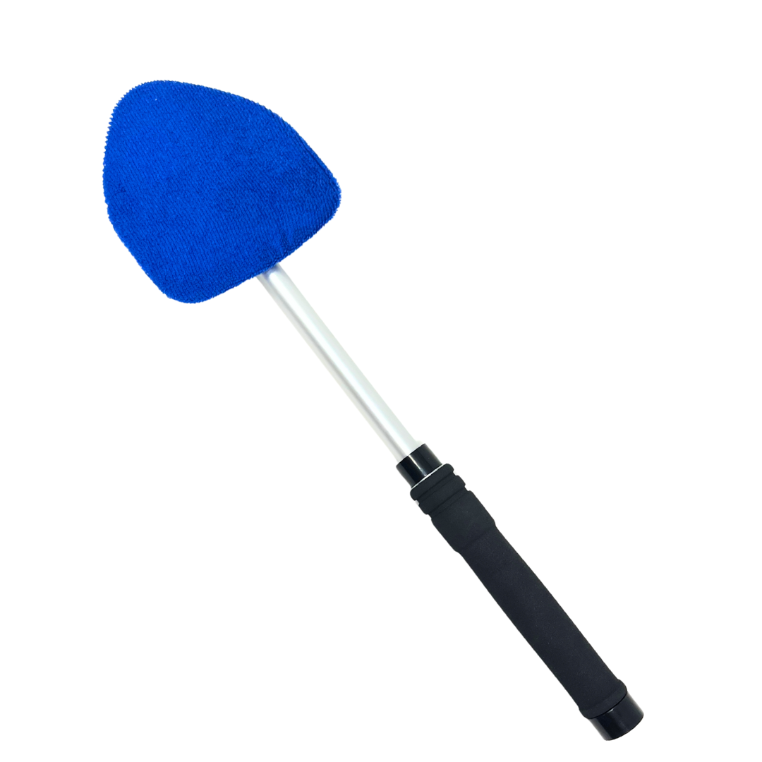 Corvette Windshield Cleaning Tool With Extendable Handle & 4 Microfiber Pads