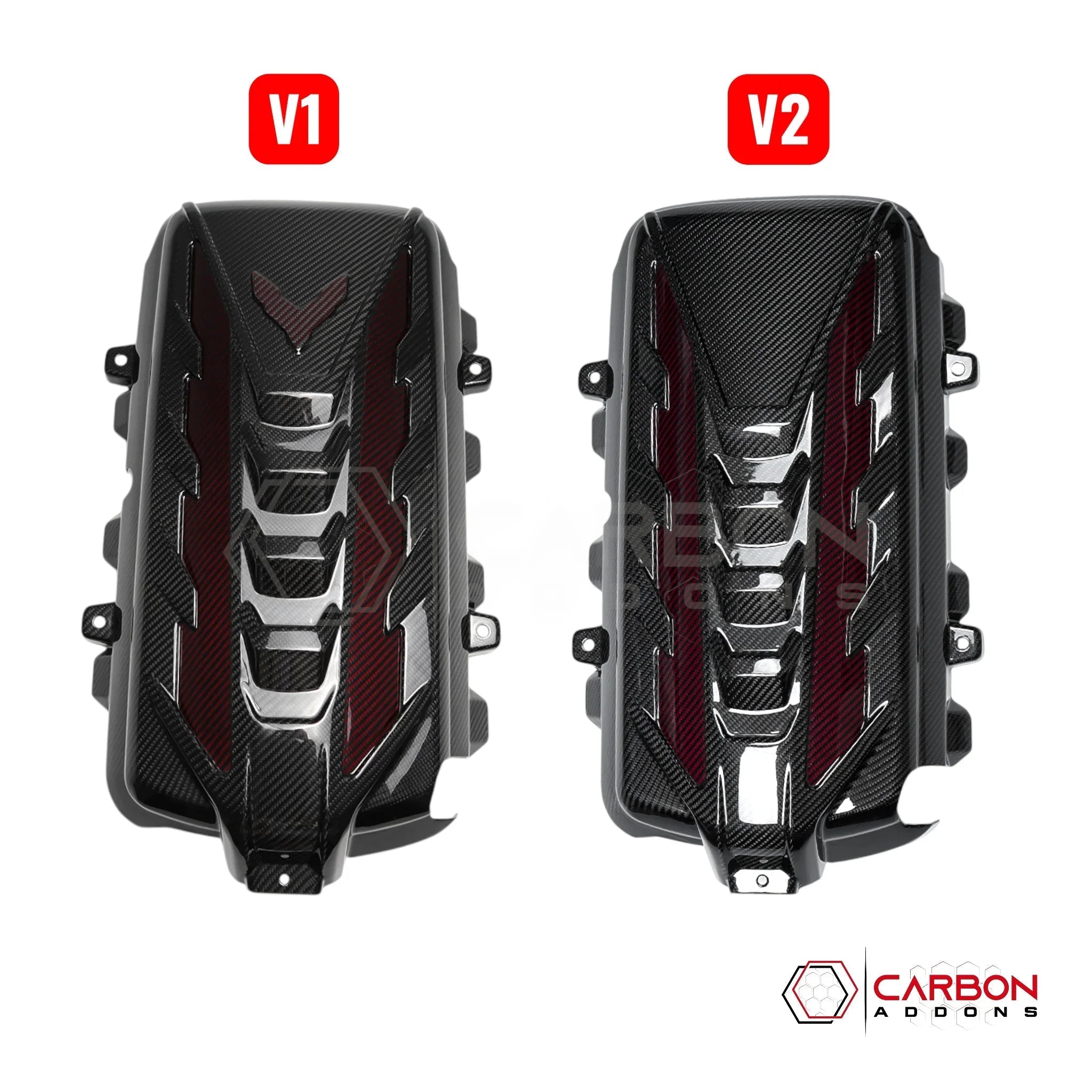 C8 Corvette Stingray Carbon Fiber Engine Cover | Direct OEM Replacement (2020–2024)