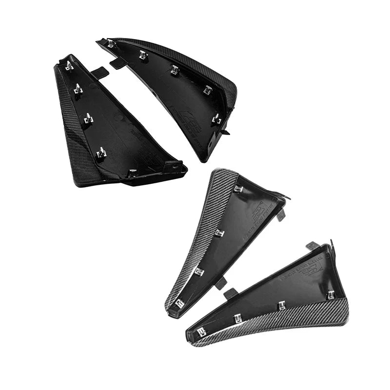 Corvette C8  XL Extended Style ABS Plastic -Front and Rear Wheel Splash Guards:2020-2026