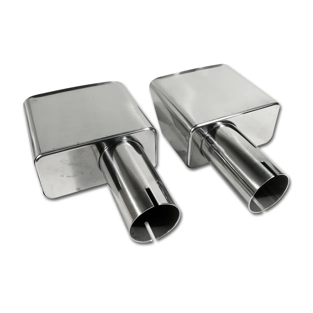 C3 1970-1972 Corvette Exhaust Extensions - Stainless Steel