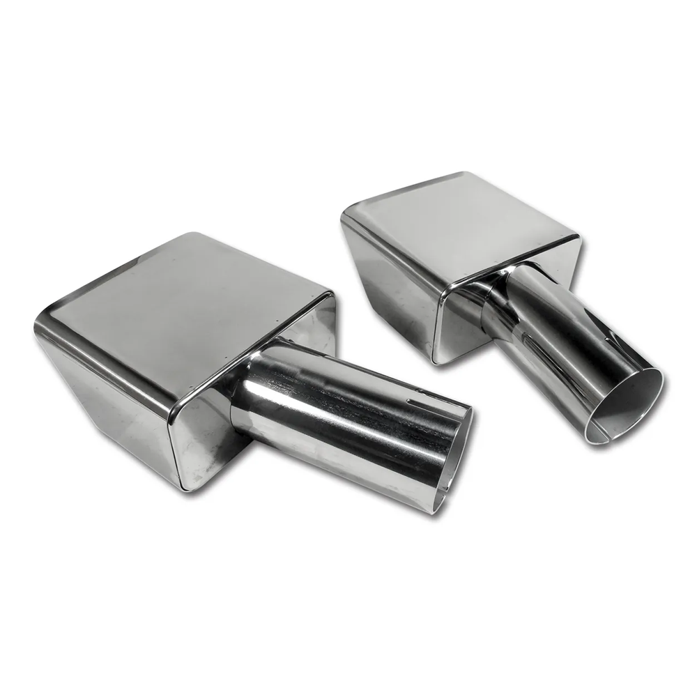 C3 1973 Corvette Exhaust Extensions - Stainless Steel