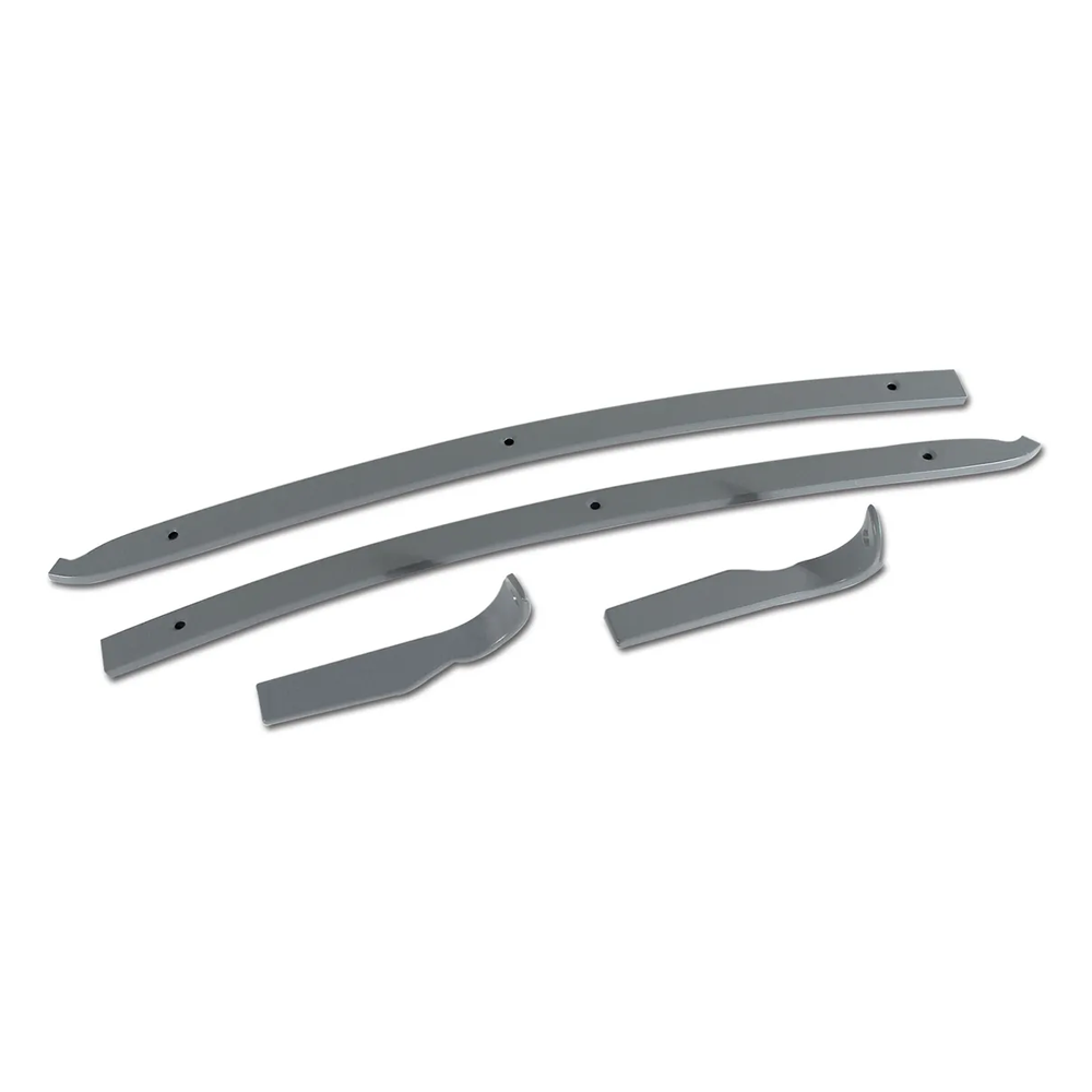 C3 1968-1969 Corvette Natural Finish Rear Quarter Panel Retainer Set - Convertible