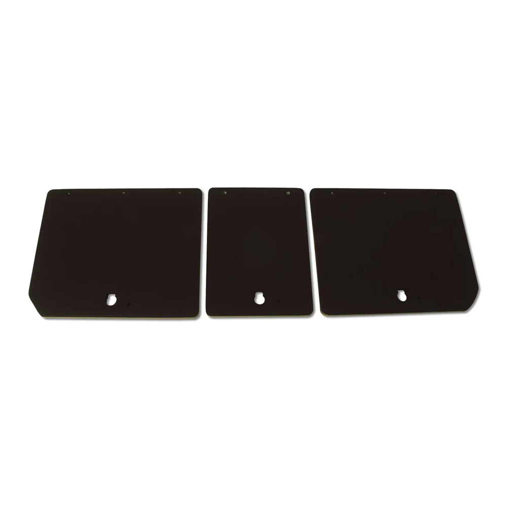 C3 1968-1979 Corvette Rear Compartment Unit Doors - 3Pc Set (Fiberboard)
