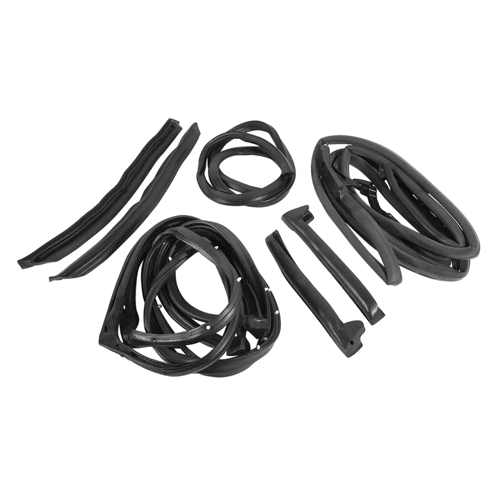 C3 1973-1977 Corvette Weatherstrip Kit - Body Coupe 77E - 9Pc