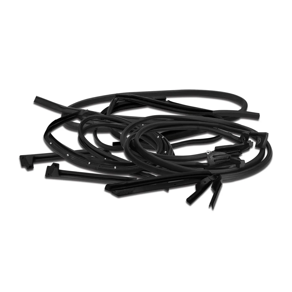 C3 1970-1972 Corvette Weatherstrip Kit - Body Coupe - 10Pc