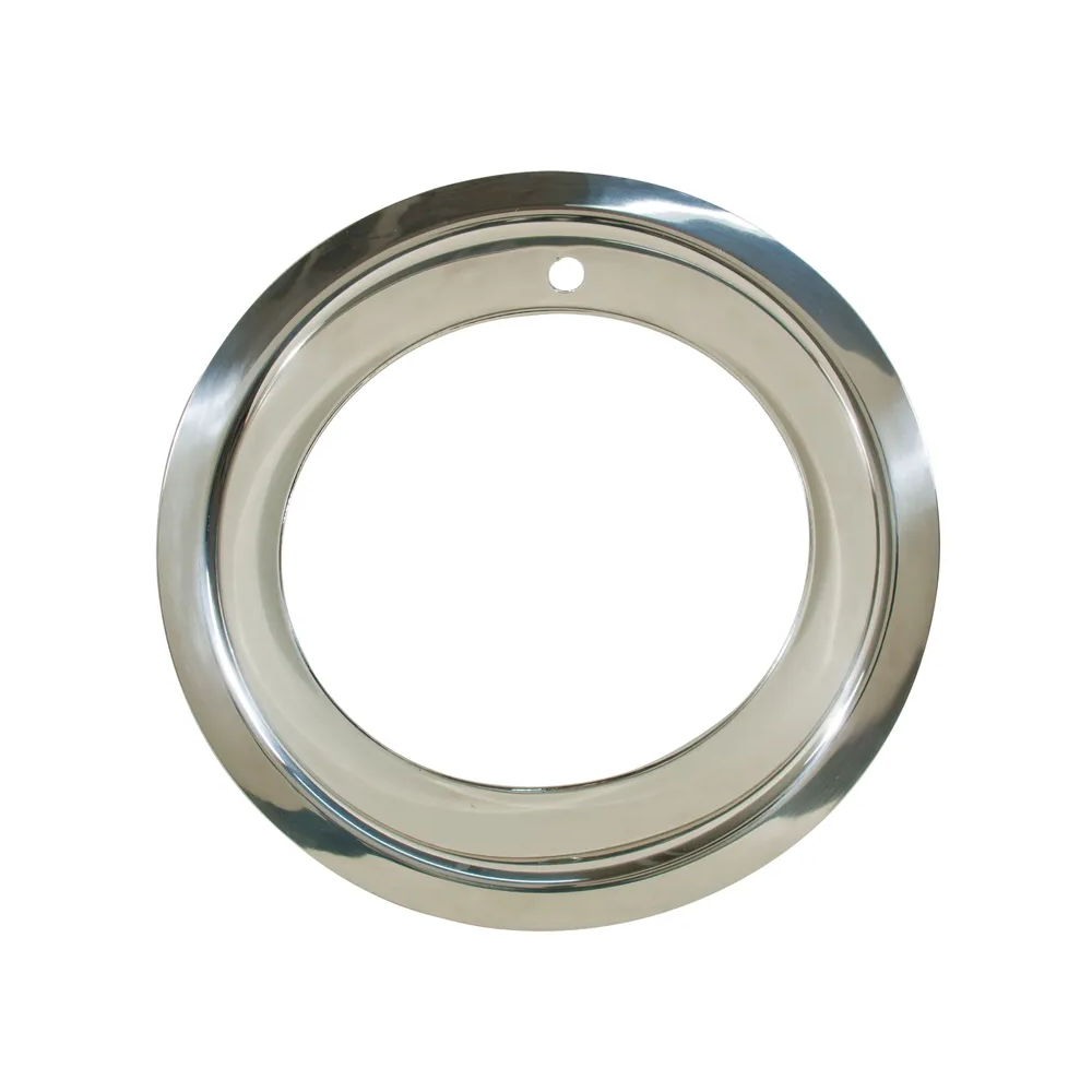 C3 1968-1982 Corvette Trim Rings - Stainless Steel - 4Pc Set - 8" Rim