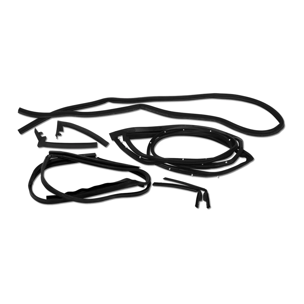 C3 1969 Corvette Weatherstrip Kit - Body Coupe 69E - 10Pc