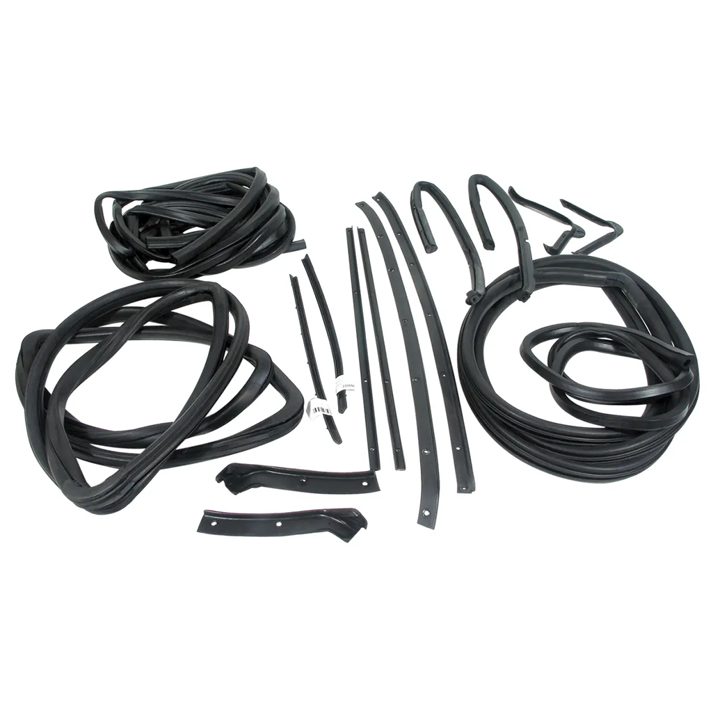 Corvette Weatherstrip Kit. Body Coupe 18 Piece: 1963