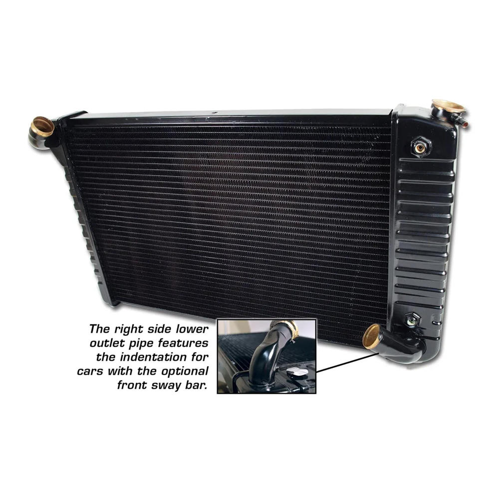 C3 1969-1972 Corvette Radiator - Small Block - 26 inch Core