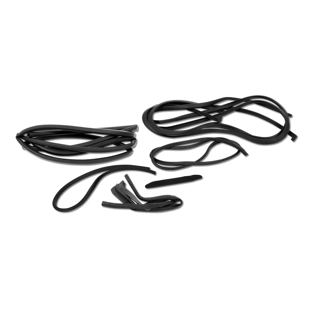 C1 1956-1957 Corvette Weatherstrip Kit - Body 8Pc