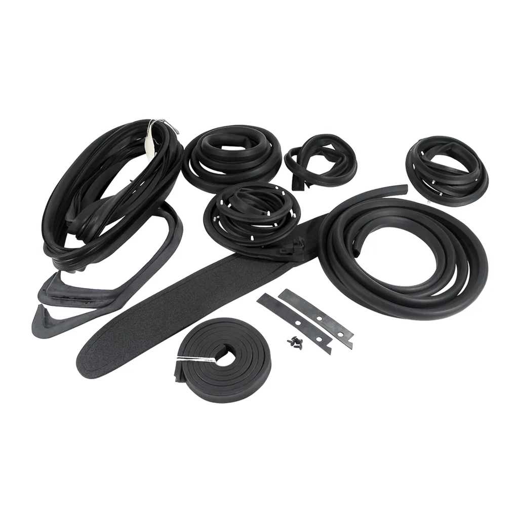C1 1959-1960 Corvette Weatherstrip Kit - Body 16Pc - 1959 Late