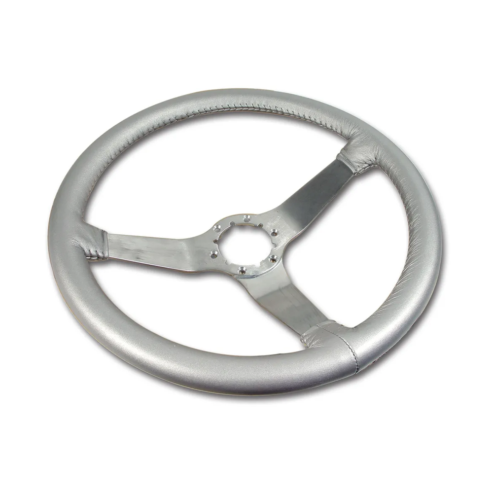 C3 1978 Corvette Reproduction Steering Wheel - Leather w/Satin Spokes
