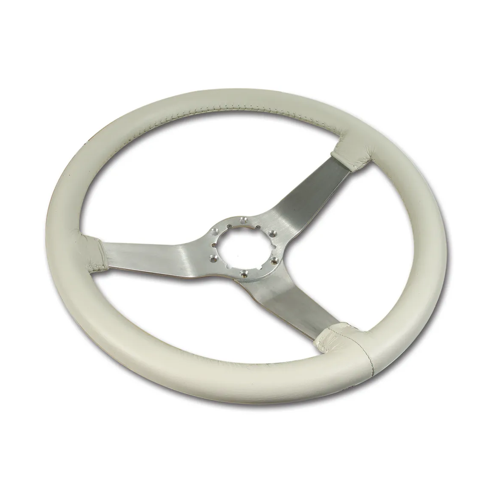 C3 1978 Corvette Reproduction Steering Wheel - Leather w/Satin Spokes